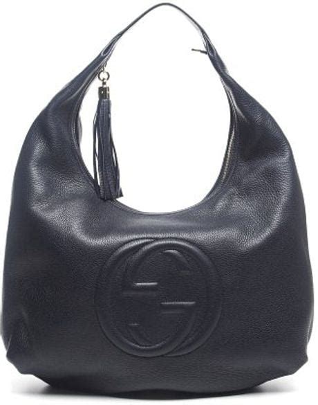 gucci signature large hobo bag price|gucci hobo bag navy blue.